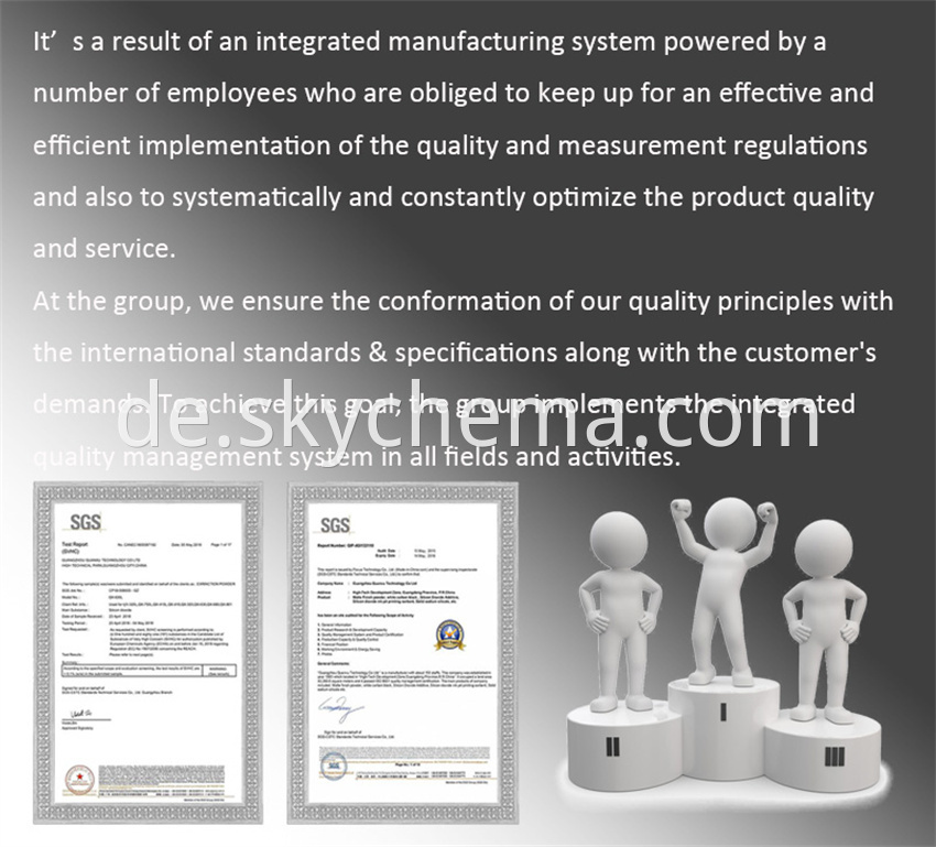 Our Certification 1